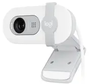 Logitech Brio 100 Full HD 1080p webcam with auto-light balance, integrated privacy shutter, and built-in mic 960-001618