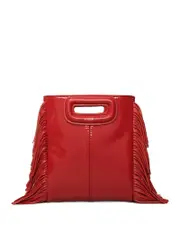 Maje M Mini Patent Leather Bag