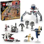 【直接来自日本】LEGO STAR WARS CLONE TROOPER和BATTLE DROID BATTLE PAC