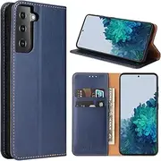 [GoshukunTech] Case for Galaxy S23 FE,for Samsung Galaxy S23 FE 5G Wallet Cover,6.4 inch,Magnetic Wallet Case Leather Flip Folio Cover with Card Slots-Navy Blue
