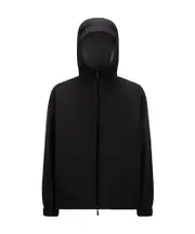 Moncler Zip-Up Hooded Jacket 2,3,4,5 black