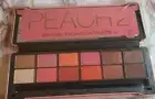BYS Peach 2 Eyeshadow Palette Multi Color 12 Shades With Mirror Applicator