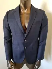 TOMMY HILFIGER tailored blue plaid BLAZER - NWT - Size 38