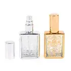1pcs 15ml Glass Perfume Bottle Empty Pump Spray Atomizer Refillable Bottles FS