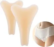 [MiniMunch] camel toe concealer 2 Pack - Invisible and comfortable, Reusable Anti camel toe underwear for women, waterproof and sweatproof, gentle and skin-friendly, camel toe cushion-2 Pcs, Light Skin