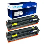 2 Pack CF402X 201X Yellow Toner For HP LaserJet M252n M277dw M277n M252dw M252dn