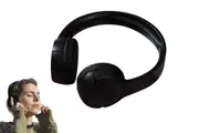 Wireless Bluetooth Headphones Foldable Over Ear HIFI Stereo Headset for Travel School-Black
