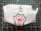 Face Mask (Paw) (Washable And Reusable) (Brand New)