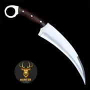 KARAMBIT KNIFE | Custom Handmade 1095 High Carbon Steel Camping Knife | Sheath