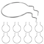 10 Pcs Iron Wire Hook Baby Peg Board Hooks for Hanging Cup Holder