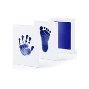 Newborn Wipe AU Safe Hand & Foot Print Kit Baby Inkless Christmas Gift DARK BLUE