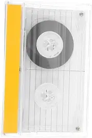 Angoily Tape Flashcards Device Tapes Vinyl Cassette Tape Storage Rack Wall Cassette Ornament Blank Digital Recorder Music Taps Clear Tape Cassette Tape Case Plastic Transparent