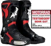 XPD XP6-S, boots perforated , color: Black/Red , size: 39 EU