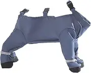Dog Leggings with Boots - Adjustable Pet Boots, Waterproof Leg Covers | Non-Slip Snow Shoes for Winter Walks, Warm Floor, Rainy Weather