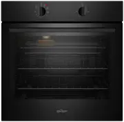 Chef 60cm Electric Oven Black -