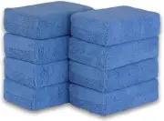 Simplehouseware Microfiber Applicator Pad, 8 Pack, Blue