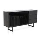 Modern Furniture MONTANA Sideboard Buffet 160cm - Black Ash
