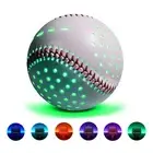 Comfortable Grip Baseball Night Game Colorful Led Light Up Glow with 6 Colors 2