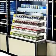 Cigarette Exhibitor - Acrylic Showcase, with Installation Accessories, Automatic Shelf Tray Tray, Cigarette Exhibition Box for Countertop (38x29x30cm)
