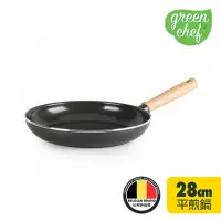 在飛比找momo購物網優惠-【GreenChef】greenpan 東京木紋系列28cm