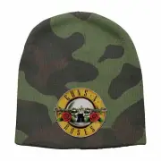 Guns N Roses Knitted Camo Army Beanie Warm Winter Hat Holiday Gifts