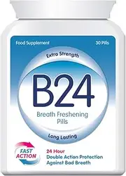 B24 BREATH FRESHENING CAPSULES – STOP BAD BREATH STOP HALITOSIS CLEAN MOUTH NO MORE BAD BREATH FEEL CONFIDENT DAILY BREATH CARE
