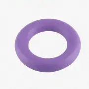Purple StitchSaver: Compact Silicone Bobbin Storage Ring - Lightweight Sewing Ca