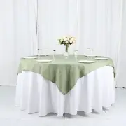 54" EUCALYPTUS GREEN SQUARE POLYESTER TABLECLOTH Wedding Party Catering Linens