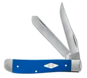 Case xx Knives Mini Trapper Blue G-10 Satin 16751 Stainless Pocket Knife