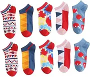 [COSMEVIVI] 5 Pairs Fashion Socks Low Cut Socks for Women Short Compression Socks for Women Short Socks for Women Colorful Socks for Women Men Sock Socks for Men Women Ankle Socks Cotton