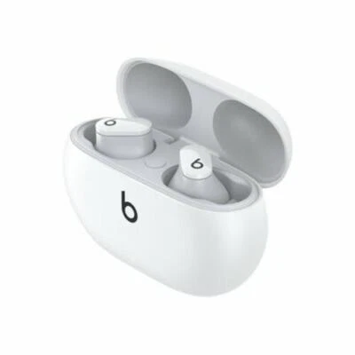 Restored Beats by Dr. Dre Studio Buds White Totally Wireless Noise Cancelling In
