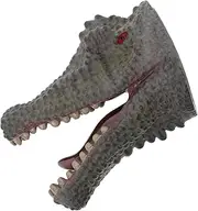 1Pc Dinosaur Hand Puppet Realistic Soft Dinosaur Head for Role Play and Imaginative Storytelling Birthday Present for Adults Washable and