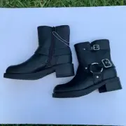 Universal Thread Women Harness Black Conor Boots Size 7.5 NWT
