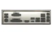 Shield I/O IO For ASRock B450M Pro4 Rear Baffle Backplate Motherboard