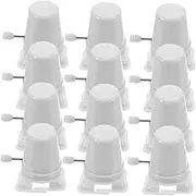 Ciieeo 12Pcs Mini Clockwork Robot Movements Replacement Parts for DIY Smooth Wear Resistant for Craft Projects and Fun Activities