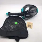 Mask Snorkel Swimming Diving Anti Fog Face Full Scuba Dry Goggle Underwater L/XL