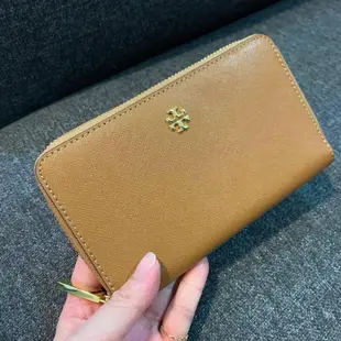 在台現貨🧡3950  TORY BURCH 防刮牛皮Emerson多卡拉鍊中夾 Tb中夾