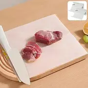 US 2 Pcs Cutting Board Mats POE Cutting Board Sheets Nonslip Cutting Board Roll Flexible Chopping Board Mat for Cooking Prep Barbecue Outdoor Camping Traveling(2 Pieces-Transparent (Box))
