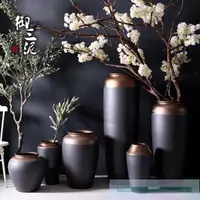 在飛比找樂天市場購物網優惠-落地大花瓶插鮮花陶瓷現代簡約歐式北歐別墅客廳插花