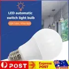 Sound+Light Sensor Control LED Lamp Automatic Smart Sensor Bulb Light (12W)
