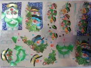 CHRISTMAS A4 DECOUPAGE/PAPER TOLE Sheets - Dufex Craft, Snowmen