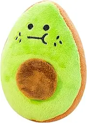 Plush Dog Toy - Stuffed Dog Toys - Mental Enrichment Boredom Relief Fruit Design Stuffed Teether with Sound for Chewing Training Teething Puppy Outdoor Indoor
