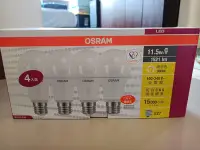 在飛比找Yahoo!奇摩拍賣優惠-osram歐司朗 led 燈泡色 11.5W （4 入裝）