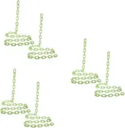 Gatuida 3sets Halloween Luminous Chain Props Glow in Dark Plastic Chains Decorations for Parties Accessories 2pcs*3