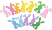 [VALICLUD] 12 Pcs Bunny Iron Patches for Clothing and Bags Durable Embroidered Rabbit Designs for Crafts and Daily Use