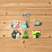 Wicked OZ - Dorothy - Wizard - Musical - Fly - Set of 7 - Shoe Charms