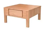 MD Moni Solid Timber 1 Drawer Square Coffee Table