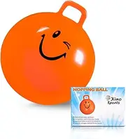 Deluxe Hopping Ball for Kids Teenagers and Adults Offers Hours of Incredible Fun for Boys and Girls Amazing Space Hopper Ball Safe and Durable Jumping Ball with Handle 22 Inch Diameter