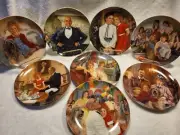 Collection of 8 Annie Collector's Plate By Bradford Exchange - Edwin M. Knowles