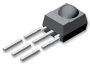 IR RECEIVER, 45M, 0.08MW/M2, SIDE TH, IR Receivers, Qty.1 TSOP34338